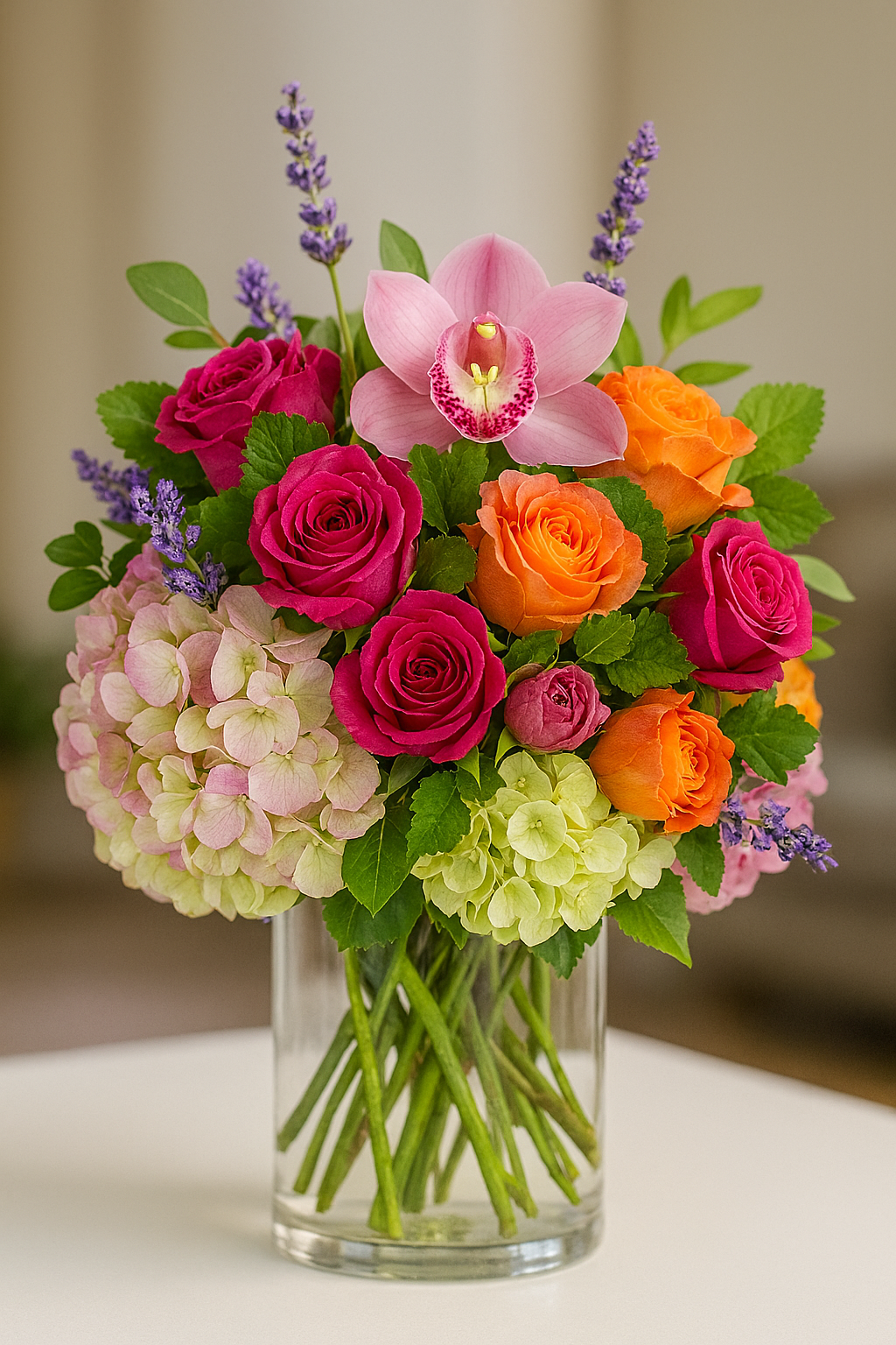 Pink & Burgundy Mix - Birthday Flowers